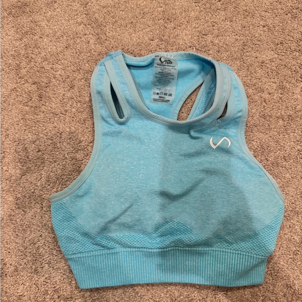 Women's Blue Crop Top
